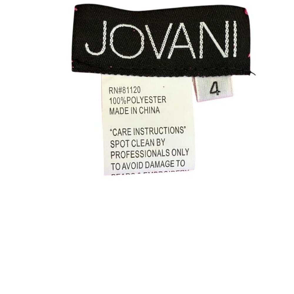 Hot Pink Strapless Corset Jovani Gown 43419 Size 4 NWT - Picture 7 of 9